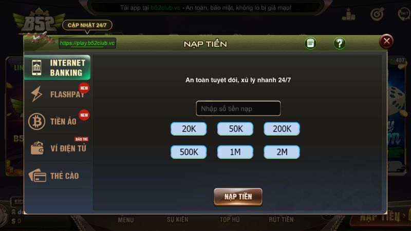 Điều Kiện Cần Biết Trước Khi Giao Dịch Tại B52 Club