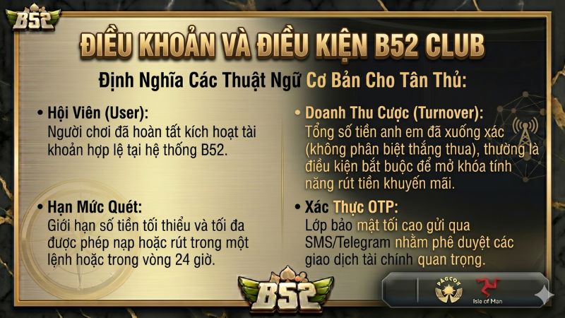 Các thuật ngữ cá cược cần biết khi tham gia B52 Club