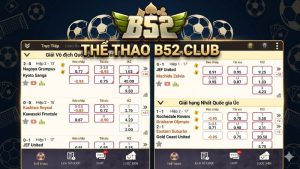 Cách chọn tỷ lệ kèo và hoàn tất phiếu cược thể thao B52 Club
